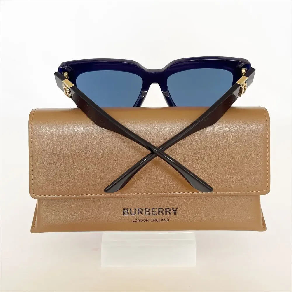 BURBERRY B4419F Sunglasses Sun Glasses Blue Authentic 54 Unisex - Picture 6 of 12